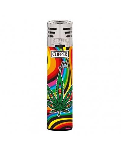 Зажигалка CLIPPER "Jet Flame Weed" #1
