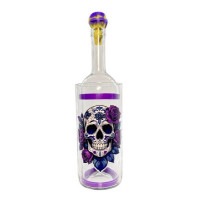 Водник із скла "Skull" прозорий