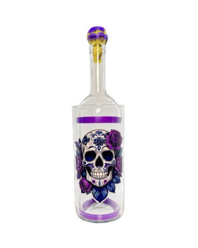 Водник із скла "Skull" прозорий