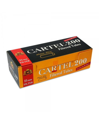 Гильзы для сигарет CARTEL Tubes (8мм) 200шт