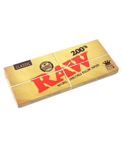 Бумага для самокруток RAW Classic King Size Slim 200 (200 шт)