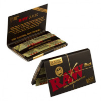 Бумага для самокруток RAW Classik Black Single Wide (100 шт)