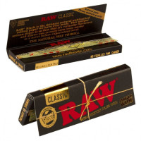 Бумага для самокруток RAW Wide Black (50 шт)