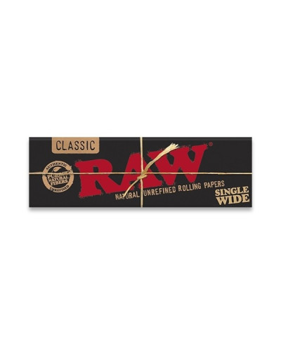 Папір для самокруток RAW Black Single Wide (50 шт)