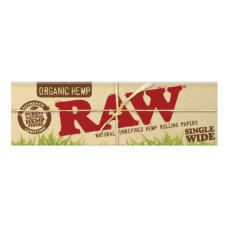 Бумага для самокруток RAW Organic Hemp Single Wide (50 шт)