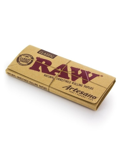 Бумага для самокруток RAW Artesano King Size Slim (32 шт + 32 типсы)