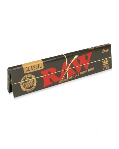 Бумага для самокруток RAW Black King Size Slim (32 шт)