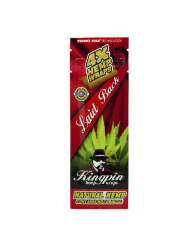 Бланты Kingpin Hemp Wraps Laid Back Шоколад Мед (4 шт)