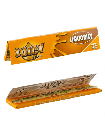 Папір для самокруток Juicy Jays King Size Liquorice Лакриця (32 шт)