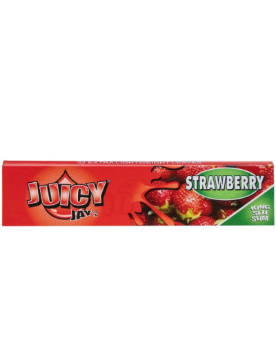 Бумага для самокруток Juicy Jays King Size Strawberry Клубника (32 шт)