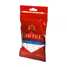 Фильтры для самокруток Filter tips Cartel King Size 8 mm (100 шт)