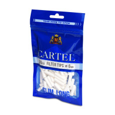 Фильтры для самокруток Filter tips Cartel 6/22mm Long (100 шт)