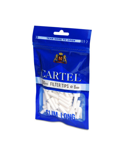 Фільтри для самокруток Filter tips Cartel 6/22mm Long (100 шт)