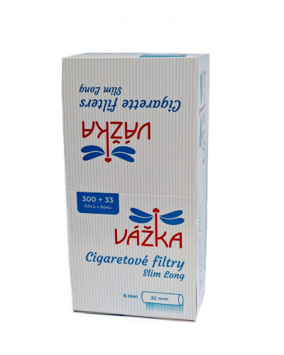 Фильтры для самокруток Vazka Slim Long 6/22mm Long (333 шт)