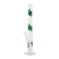 Бонг скляний Greenline "Cannabis" (35 cm)