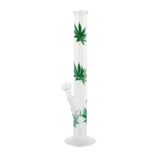 Бонг скляний Greenline "Cannabis" (35 cm)