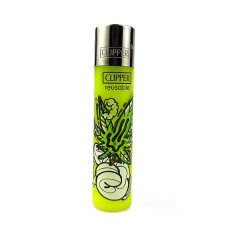 Зажигалка CLIPPER D24 "Cartoon leaves" #2