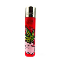 Запальничка CLIPPER D24 "Cartoon leaves" #3