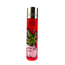 Запальничка CLIPPER D24 "Cartoon leaves" #3