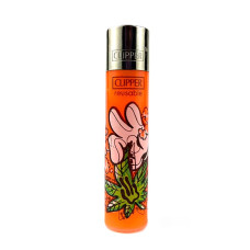 Запальничка CLIPPER D24 "Cartoon leaves" #4