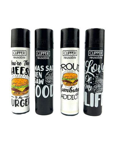 Запальничка CLIPPER D24 "Let`s eat Burger" #1