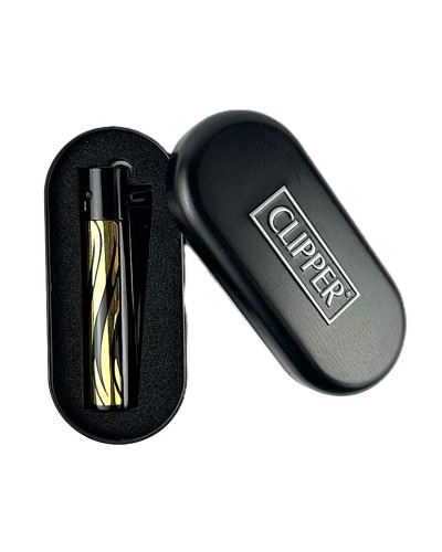 Запальничка CLIPPER ELEGANT "Golden waves" (#3)