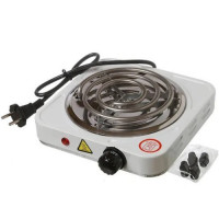 Електроплита для розжига углей Hot Plate Classic (белая)