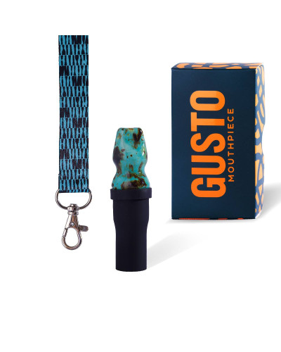 Мундштук для кальяна персональный GUSTO Colour Turquoise (Бирюзовый)