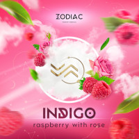 Табак для кальяна ZODIAC 25 гр INDIGO (малиново розовый лимонад)