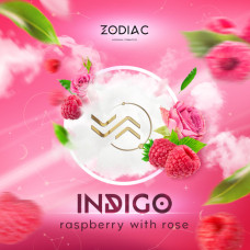 Табак для кальяну ZODIAC 25 гр INDIGO (малиново трояндовий лимонад)