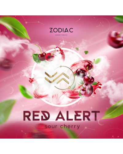 Табак для кальяна ZODIAC 25 гр RED ALERT (кислая вишня)