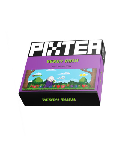 Безтютюнова суміш PixTea Berry rush (Лісові ягоди) 50г
