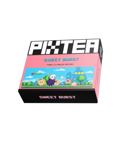 Безтютюнова суміш PixTea Sweet burst (Жуйка персик) 50г
