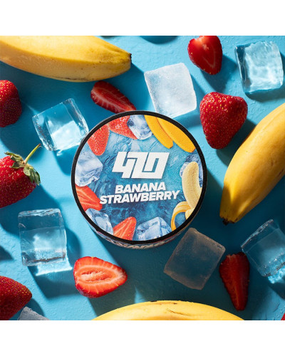 Табак 420 Classic Frost Line Banana Strawberry (банан полуниця 100 г)