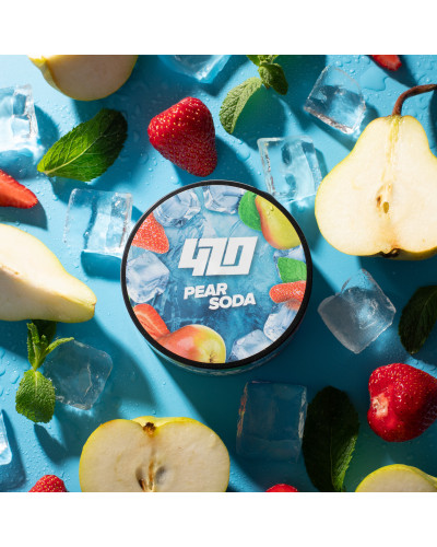 Табак 420 Classic Frost Line Pear soda (Груша, мята, клубника 100 г)