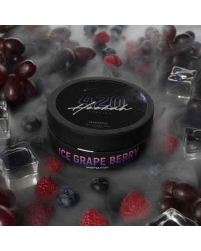 Табак 420 Classic Ice Grape Berry (Виноград Ягоди Лід, 100 г)