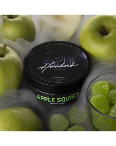 Табак 420 Classic Apple Squirt (Яблочная конфета, 100 г)