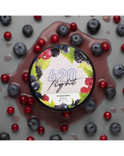 Табак 420 Light Ягодный Морс (100 г) – Яркий Вкус Освежающего Лета