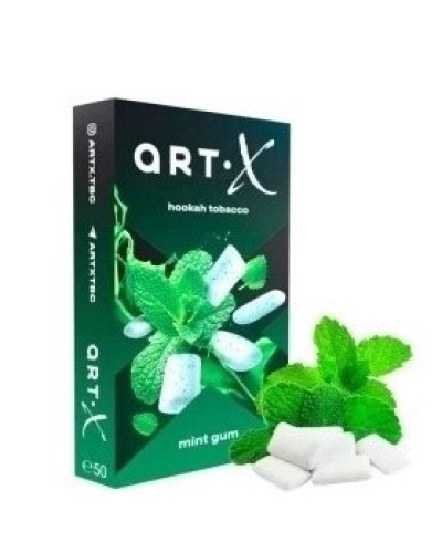 Табак для Кальяна ART X Mint Gum (мятная жвачка) 50гр