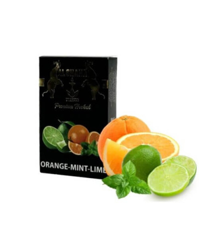 Табак для кальяну Al Shaha Orange- Mint-Lime (апельсин м'ята лайм) 50 гр