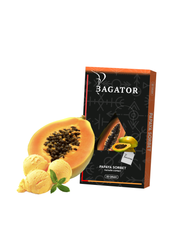 Безтачная смесь Bagator Hookah Tea Papaya Sorbet (Папайя Сорбет, 50 г)