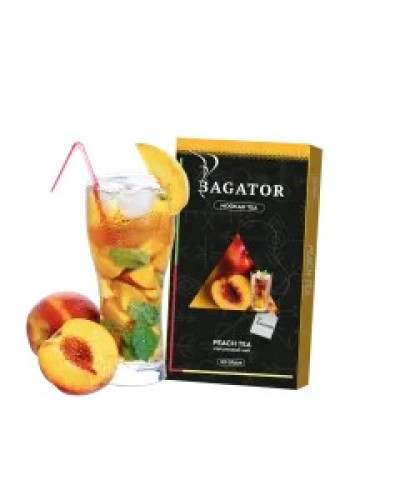 Безтютюнова суміш Bagator Hookah Tea Peach Tea (Персиковий чай, 50 г)