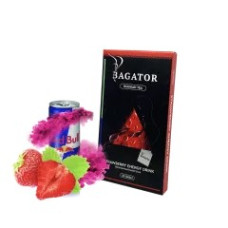 Безтютюнова суміш Bagator Hookah Tea  Strawberry Energy Drink (Полуничний Енергетик, 50 г)