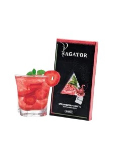 Безтабачная смесь Bagator Hookah Tea Strawberry Mojito (Клубничный Мохито, 50 г)