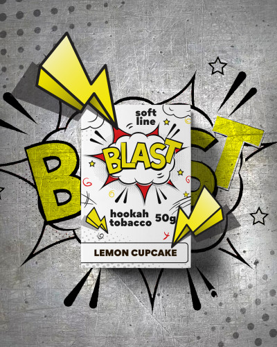ТЮТЮН ДЛЯ КАЛЬЯНУ BLAST SOFT 200 ГР LEMON CUPCAKE (ЛИМОННИЙ ПИРІГ)