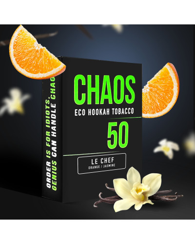 Табак для Кальяна CHAOS 50 гр Le Chef (Апельсин Жасмин)