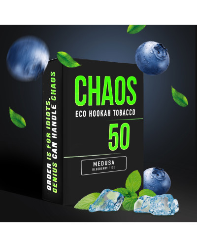Табак для Кальяна CHAOS 50 гр Medusa (Черника Лед)