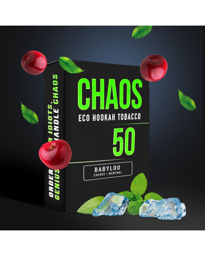 Табак для Кальяна CHAOS 50 гр Babylou (Вишня Ментол)