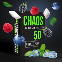 Табак для Кальяна CHAOS 50 гр Bubble Juice (Фруктовая Жвачка Айс)