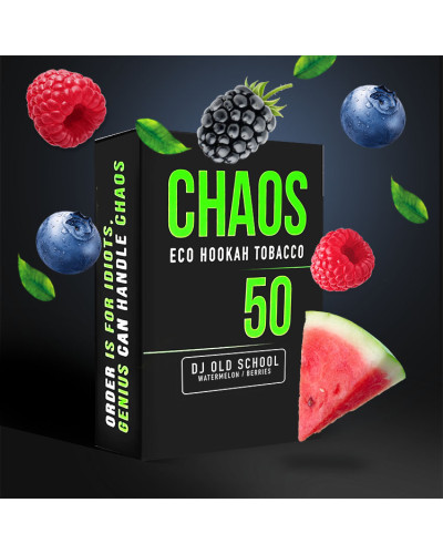 Табак для Кальяна CHAOS 50 гр Dj old school (Арбуз Лесные Ягоды)